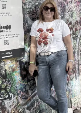 Jana L. pred programom